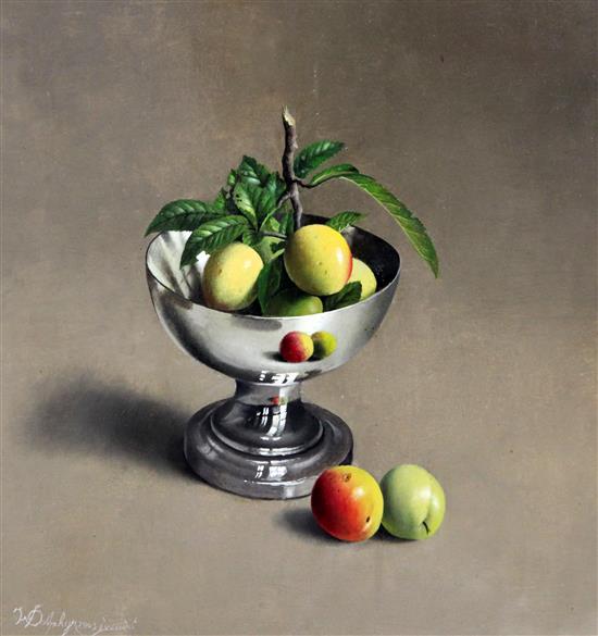 § Willem Dolphyn (1935-) Wild Plums, 11.5 x 11in.